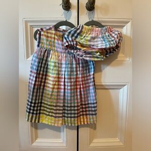 NWOT Tea Collection Dress & Bloomers, 18-24 months